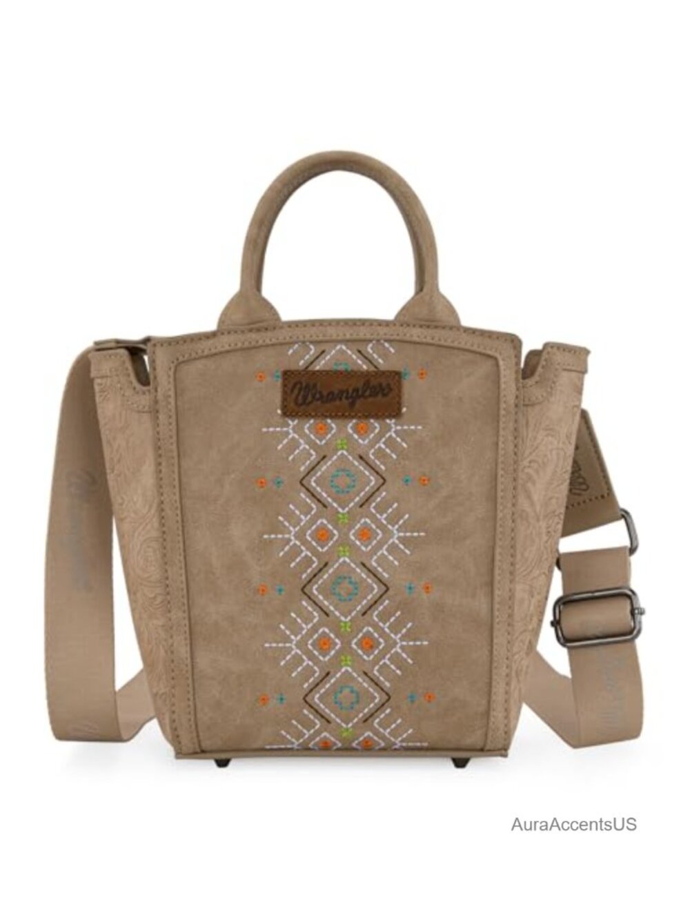 Montana West Western Embroidered Crossbody Tote Bag Faux Leather Purse Handbag